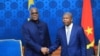 Rais wa DRC Felix Tshisekedi na Rais wa Angola Joao Lourenco mjini Luanda, Februari 27, 2024.