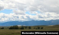Big Horn Mountains, Wyoming, just over the Montana state line