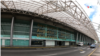 ARCHIVO - Fachada del aeropuerto de Managua, Nicaragua, en foto captada en 2022. Foto Houston Castillo, VOA