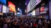 FILE - Revelers celebrate in Times Square as they attend the New Year's Eve celebrations on Dec. 31, 2022 in New York.