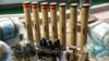 Anti-tank missiles and ballistic missile components seized by the United Kingdom Royal Navy in the Gulf of Oman on Feb. 26, 2023. 