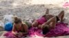 Russian tourists enjoy the beach in Phuket, Thailand, Dec. 26, 2022.