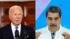 Composición de los presidentes de EEUU, Joe Biden, y Venezuela, Nicolás Maduro. (De izquierda a derecha)