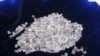 FILE - Diamonds are seen during an exhibition in Gaborone, Botswana, Nov. 23, 2015. 