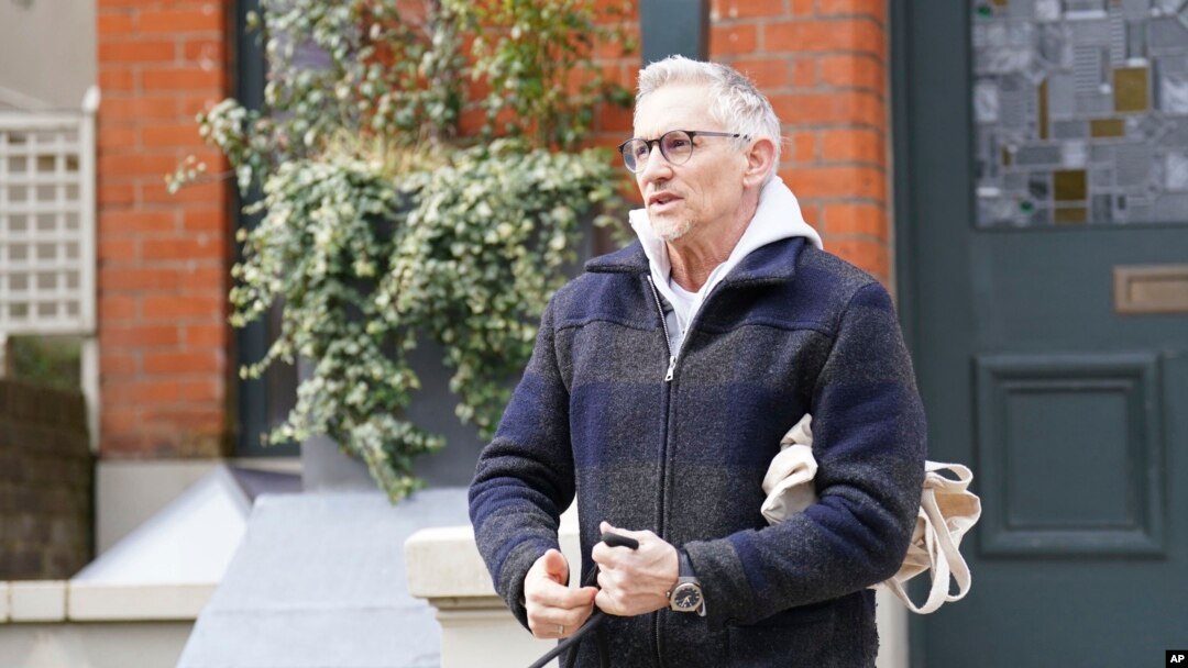 Match Of The Day host Gary Lineker leaves his home in London, March 13, 2023