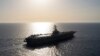 FILE - The USS aircraft carrier Dwight D. Eisenhower sails in the Red Sea on June 12, 2024.
