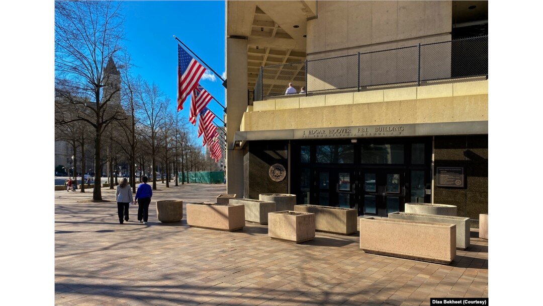 FILE - People walking past the FBI building in Washington, DC, Feb. 23, 2023. (Photo by Diaa Bekheet)