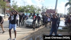 Marcha de homenagem ao rapper Azagaia na Beira, Moçambique