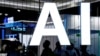 FILE - An AI (artificial intelligence) sign is seen at the World Artificial Intelligence Conference in Shanghai, China July 6, 2023.