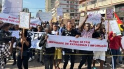 Emissão Vespertina 19 de maio: Centenas de pessoas manifestam-se contra o aumento dos preços da Internet em Moçambique 