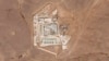 FILE - This satellite photo from Planet Labs PBC shows a military base known as Tower 22 in northeastern Jordan, Oct. 12, 2023. 
