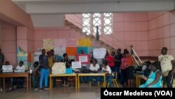 Professores em greve, Escola Patrice Lumumba, São Tomé e Príncipe, 1 março 2024