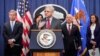 Attorney General Merrick Garland speaks with reporters during a news conference at the Department of Justice, in Washington, Dec. 6, 2023.