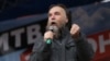 Ruski politikolog Aleksandar Dugin obraća se okupljenima na mitingu "Bitka za Donbas", u znak podrške samoproklamovanim Donjeckom i Luhanskom Narodnom Republikom, u Moskvi, Rusija, 18. oktobra 2014.