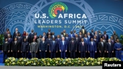 Abakhokheli bamazwe aseAfrica besemhlanganweni loMongameli wemelika uMnu Joe Biden eWashington DC.