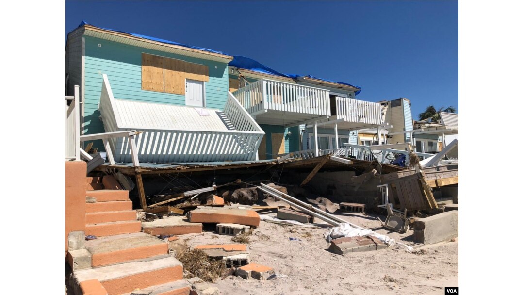 Damage caused by Hurricane Michael in Mexico Beach, Florida. (Jose Pernalete and Jorge Agobián)