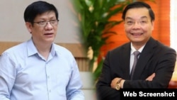 Cựu bộ trưởng Y tế Nguyễn Thanh Long và cựu Bộ trưởng Khoa học-Công nghệ Chu Ngọc Anh là hai trong số ba ủy viên trung ương Đảng bị xộ khám trong vụ Việt Á