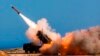 German soldiers assigned to Surface Air and Missile Defense Wing 1, fire the Patriot weapons system at the NATO Missile Firing Installation, in Chania, Greece, on November 8, 2017. (Sebastian Apel/U.S. Department of Defense, via AP)