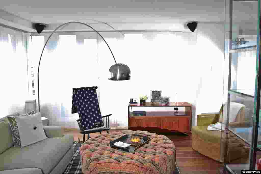 The living room of the presidential suite at Washington's Park Hyatt hotel. (Park Hyatt)
