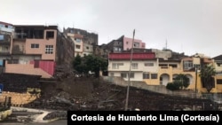 Chuvas provocaram deslizamento de terra, Praia, Cabo Verde, setembro, 2020