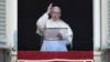 Pope Francis delivers a speech to the faithful prior to the Angelus prayer, Aug. 19, 2018, at St. Peter's square in the Vatican. 