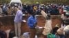 FILE: Abalwa impi yenkululeko ababesemhlanganweni eGwanda, Matabeleland South.