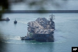 美國海軍羅納德·里根號航母（2022年9月23日）