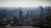 FILE - A view of the city skyline and Huangpu river in Shanghai, Feb. 24, 2022. 