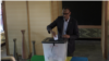 The incumbent Rwandan president Paul Kagame votes at the Rugunga primary school in the Rwandan capital Kigali, August 4, 2017. (Photo: Charly Kasereka/ VOA).