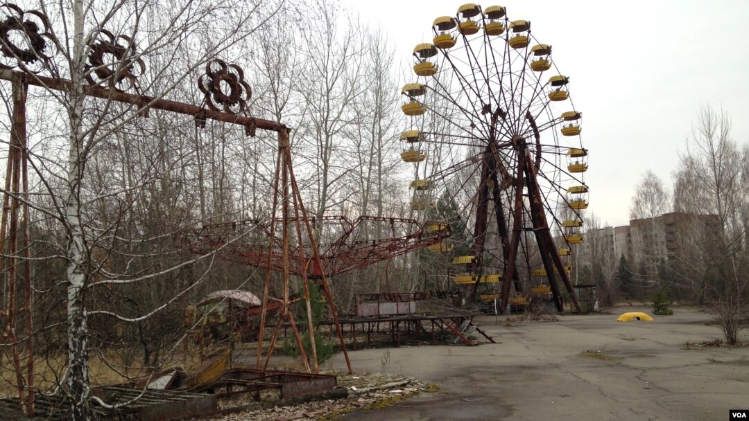 Napušteni zabavni park u Pripjatu, gradu u blizini nuklearne elektrane Černobil