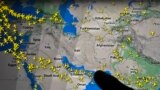 عدم تردد هواپیماهای تجاری بر فراز حریم&zwnj;های هوایی ایران، عراق، و سوریه همزمان با حملات بامداد&nbsp;۵ آبان اسرائیل علیه مواضع جمهوری اسلامی