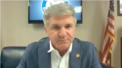 眾議院外交事務首席共和黨議員麥考爾（Rep. Michael McCaul, R-TX）2021年5月6日出席眾議院外委會有關新疆人權線上聽證會。