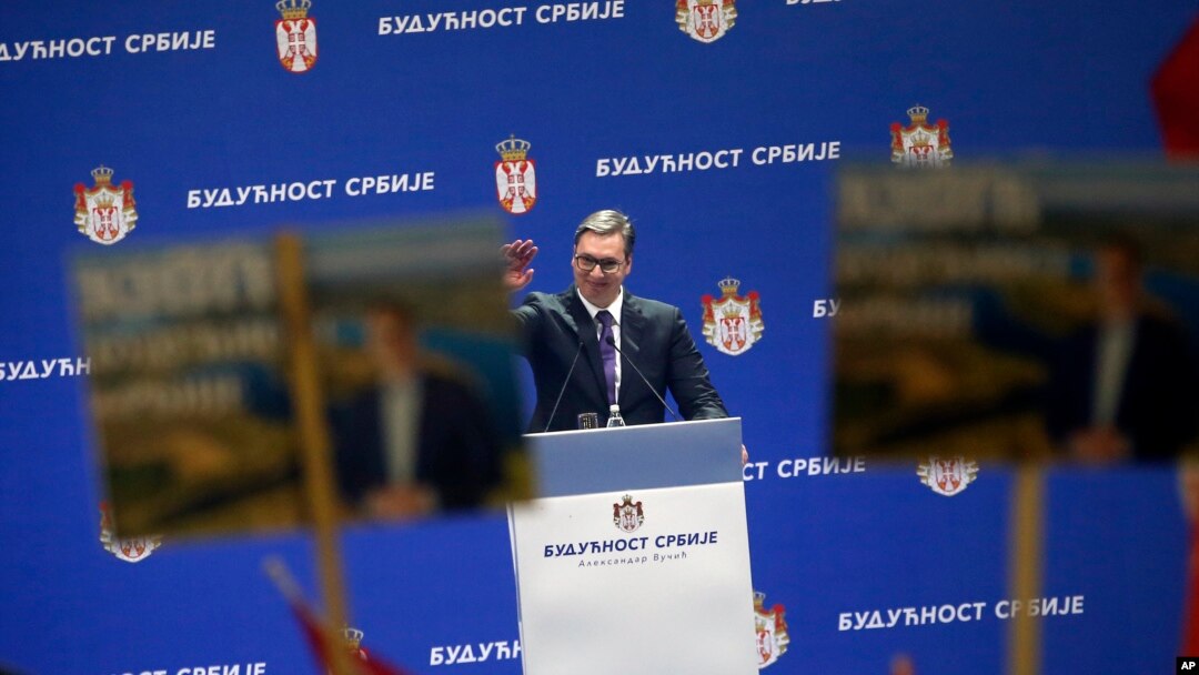 Predsednik Srbije Aleksandar Vučić je za razgraničenje na Kosovu, koje zapadni političari ne podržavaju, Foto: AP Photo/Darko Vojinovic
