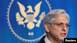 El juez Merrick Garland habla tras ser nominado para encabezar el Departamento de Justicia el 7 de enero de 2021.