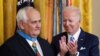 U.S. President Biden awards Medals of Honor to Vietnam War veterans during White House ceremony in Washington