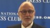 Former Cuban prisoner Alan Gross, speaking at the National Press Club in Washington, says that while normalization of relations between the U.S. and Cuba isn’t going to occur for many years, it’s time to break from the past, March 15, 2016. (M. Diallo/VOA)