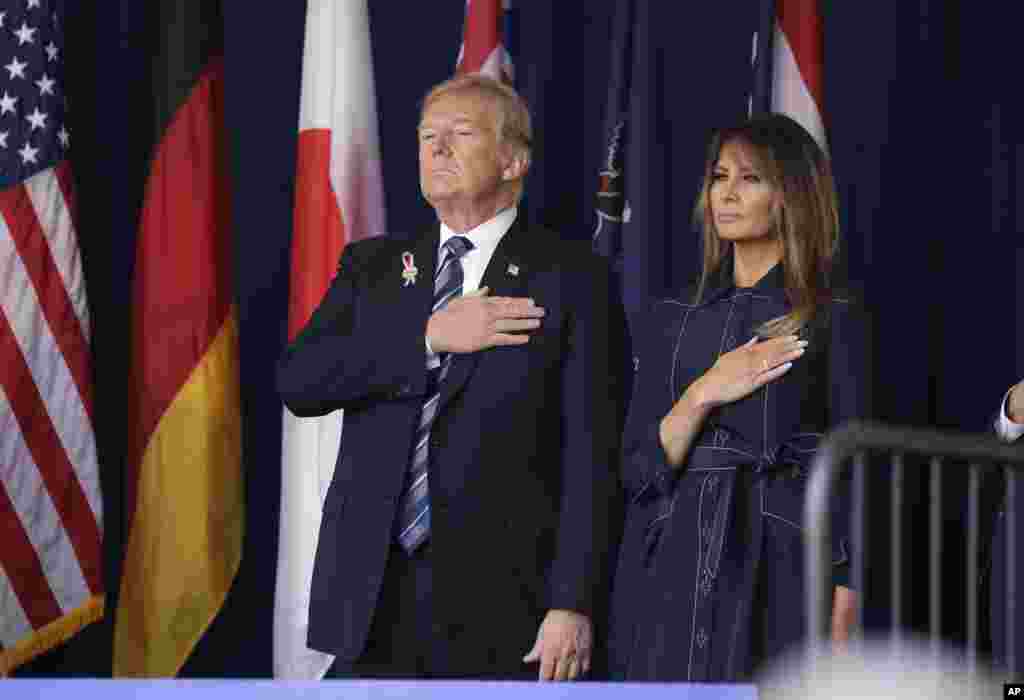 Tổng thong Donald Trump và Đệ nhất phu nhân Melania Trump tham gia vào lễ tưởng nhiệm chuyến bay 93 ở Shanksville, bang Pennsylvania vào ngày 11/9 năm 2018