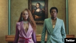 beyonce and jayz louvre