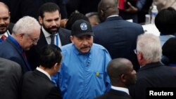 FOTO DE ARCHIVO: El presidente de Nicaragua, Daniel Ortega, asiste a la ceremonia de apertura de la cumbre del G77+China en La Habana, Cuba, el 15 de septiembre de 2023. REUTERS/Alexandre Meneghini/File Photo