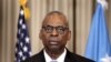 ARCHIVO - El secretario de Defensa de Estados Unidos, Lloyd Austin, hace una declaración al final de la reunión del Grupo de Contacto de Defensa de Ucrania en la base aérea de Ramstein, en el suroeste de Alemania, el 19 de marzo de 2024. (Foto de Daniel ROLAND / AFP)