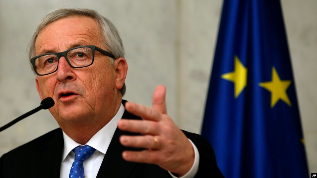 Predsednik Evropske komisije Žan Klod Junker na konferenciji za novinare u Beogradu, 26. februar 2018.