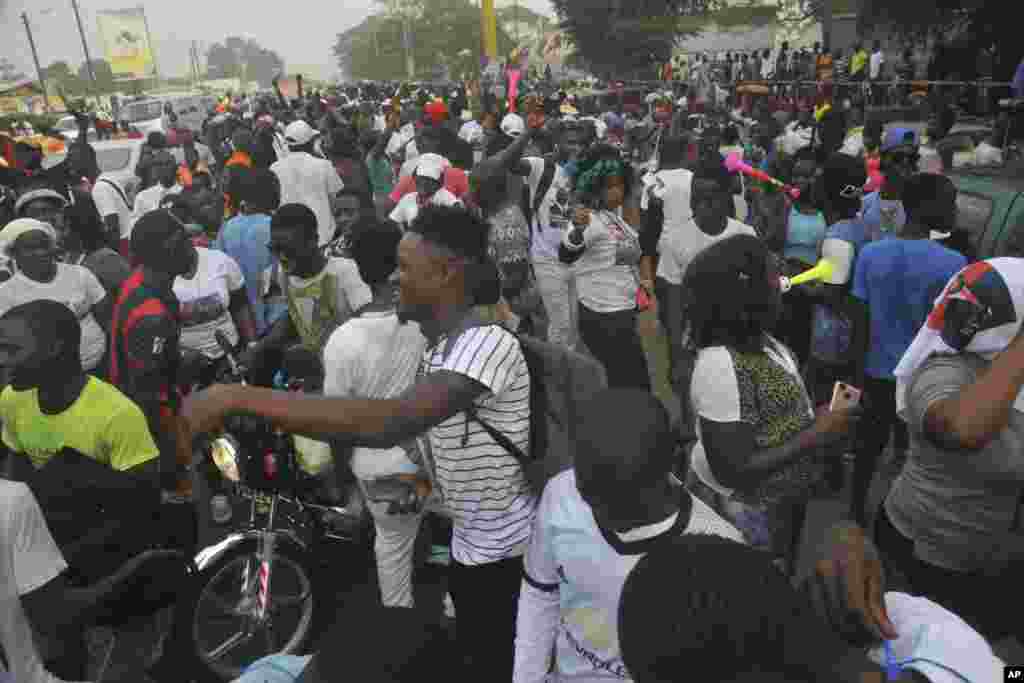 An gudanar da bikin rantsar da sabon shugaban kasar Liberia, George Weah, ranar 22 ga watan Janairu, 2018