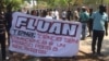 Estudantes protestam contra preço de propinas, Luanda, Angola (Foto de Arquivo)