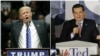 Republican presidential candidates, from left, businessman Donald Trump and Texas Senator Ted Cruz.