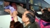 Many South Koreans have held reunions with North Korean family members since the '80s, as these people did in North Korea in February 2014, but the U.S. has not arranged meetings between Korean-Americans and their North Korean relatives. 
