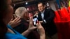 Republican presidential candidate, Sen. Ted Cruz greets supporters before speaking at a campaign stop, March 25, 2016, in Oshkosh, Wis.