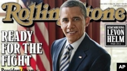 Presidente Barack Obama na capa da revista Rolling Stone 
