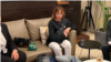 FILE - In an undated photo, Fawzia Amin Saydo sits at the Iraqi Embassy in Amman, Jordan, waiting to be returned to Iraq after she was received by U.S. and Jordanian officials. She has since been relocated to Germany. (Courtesy of Salwan Sinjaree)