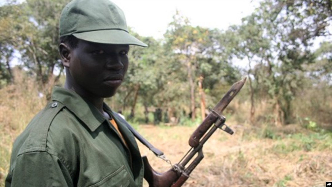 FILE - A Sudan People's Liberation Army soldier. 