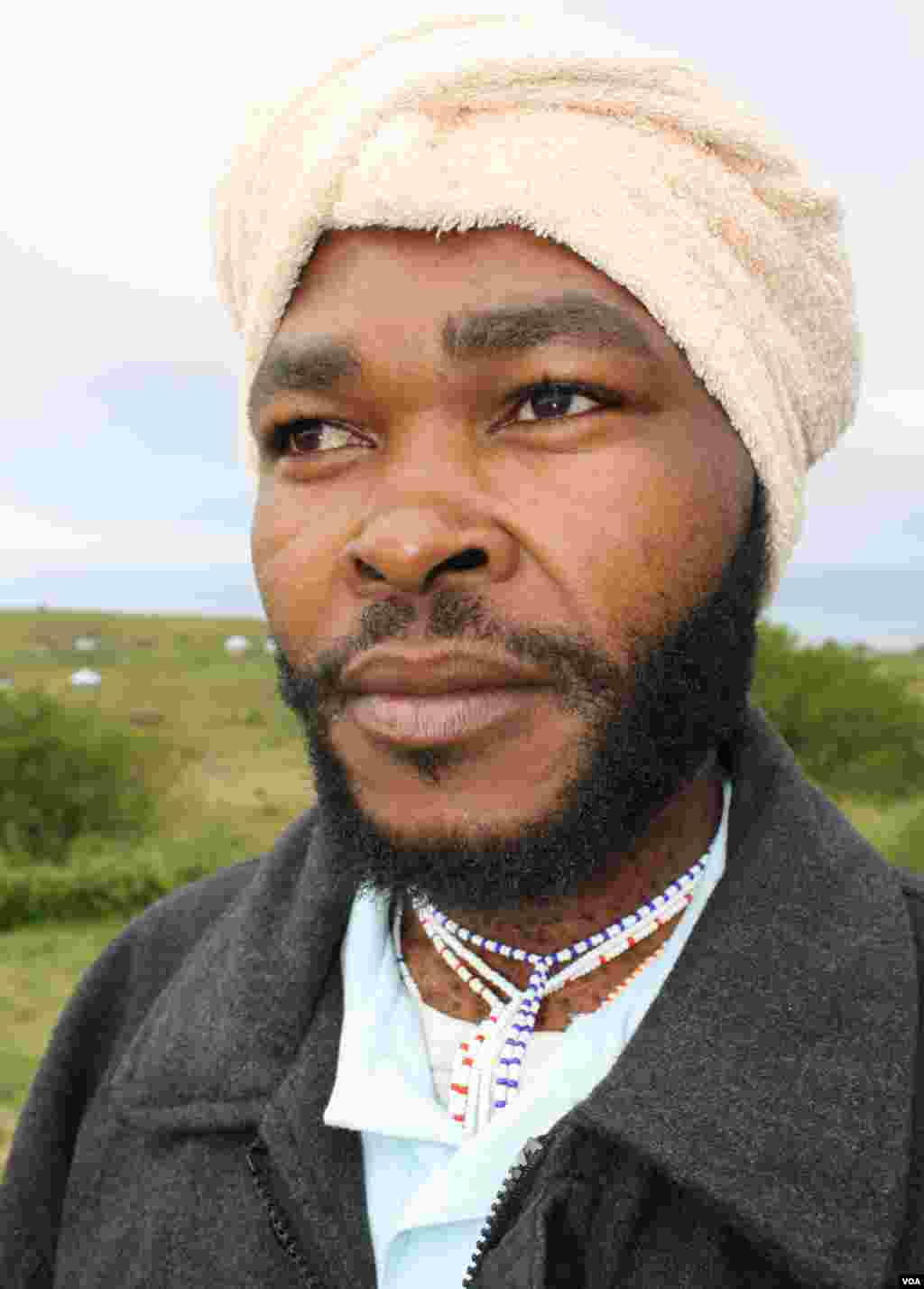 “They call this place ‘hell’s garden,’” says Zwelisithile Bendlela, a local traditional healer (VOA/Taylor)